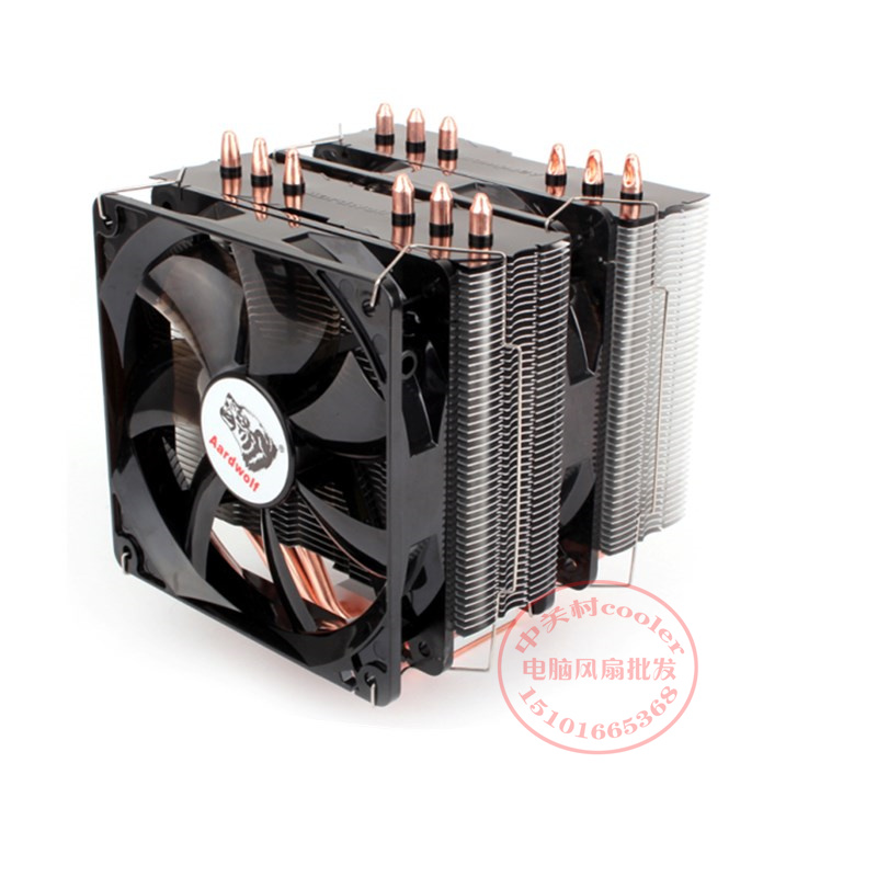 适用英特尔Xeon W3690 3.46G CPU 全新正式版 I7-990X热管散热器