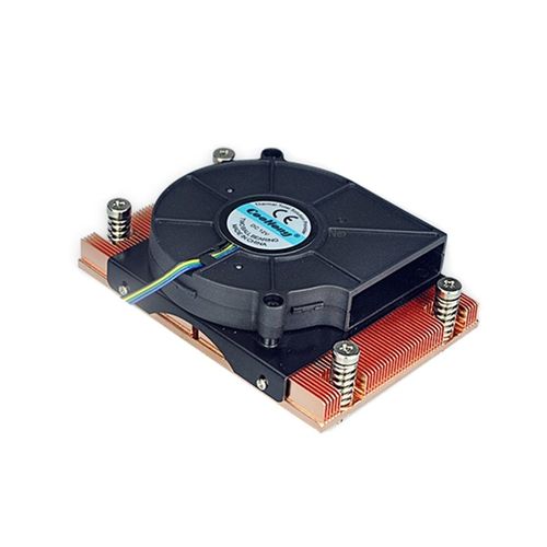 适用纯铜1U服务器散热器 AM2 AM3 A55CPU风扇 AMD 940 1U网吧风扇