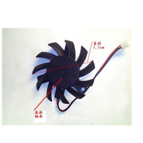 适用 6010等边技嘉 华硕 七彩虹 小影霸 显卡GT730滚珠显卡风扇