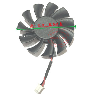 适用显卡DC BRUSHLESS FAN MODEL PLD06010S12L DC12V 0.20A风扇