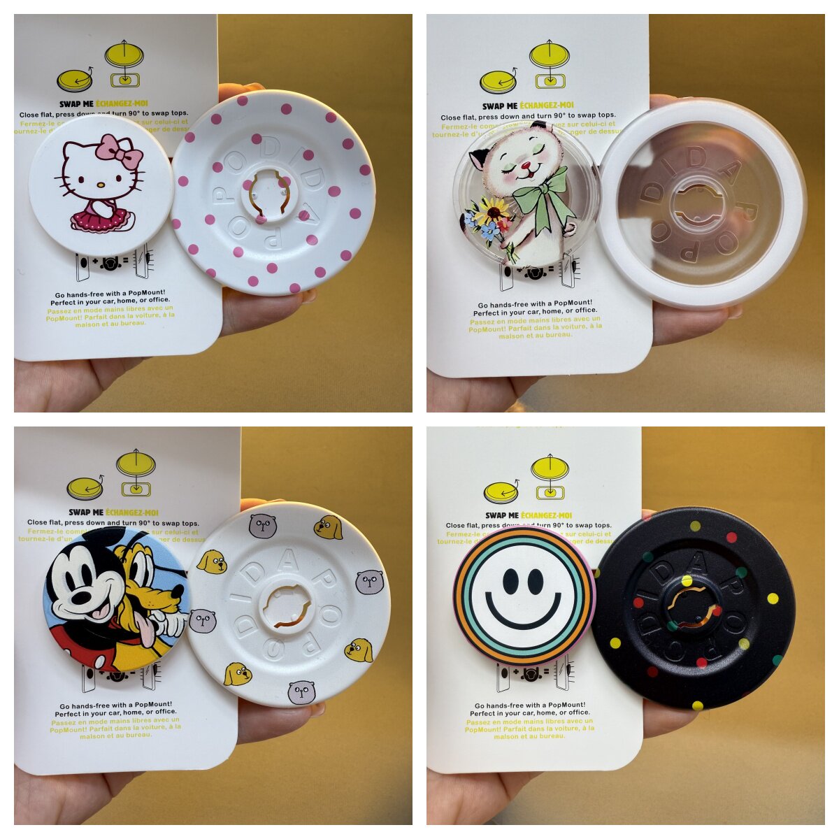 【平面印花】可拆卸泡泡骚通用手机气囊支架磁吸啪嗒popsocket