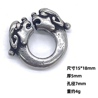 D Белая медь 15*18 мм