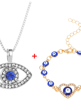 小众轻奢恶魔之眼项链创意饰品