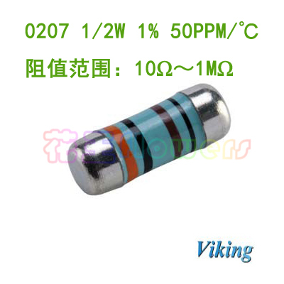 0207晶圆电阻现货1R~1M,1%,50PPM