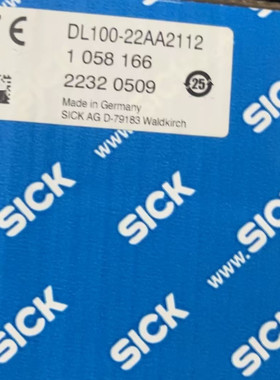 德国DL100-22AA2112西克sick激光距离传感器 货号1058166原装议价