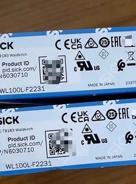 WL100L-F2231 西克sick镜反射式光电传感器 订货号: 6030710现货