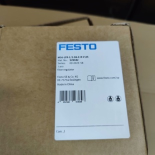 ERV MS6 AS费斯托FESTO过滤减压阀订货号：529182现货 LFR