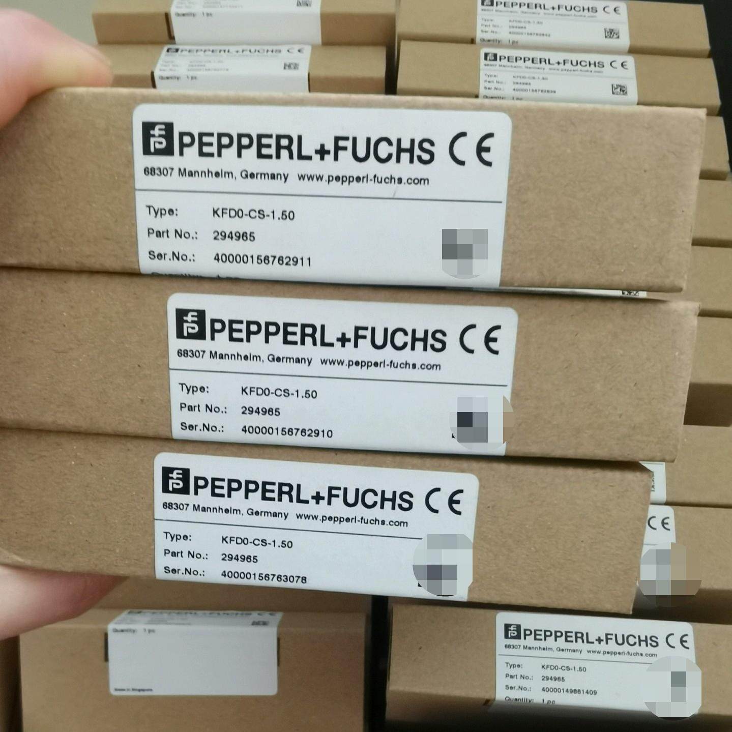 KFD0-CS-1.50倍加福单通道中继器安全栅订货号：294965全新现货