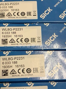 德国WL8G-P2231西克sick镜反射式光电传感器 货号:6033188议价