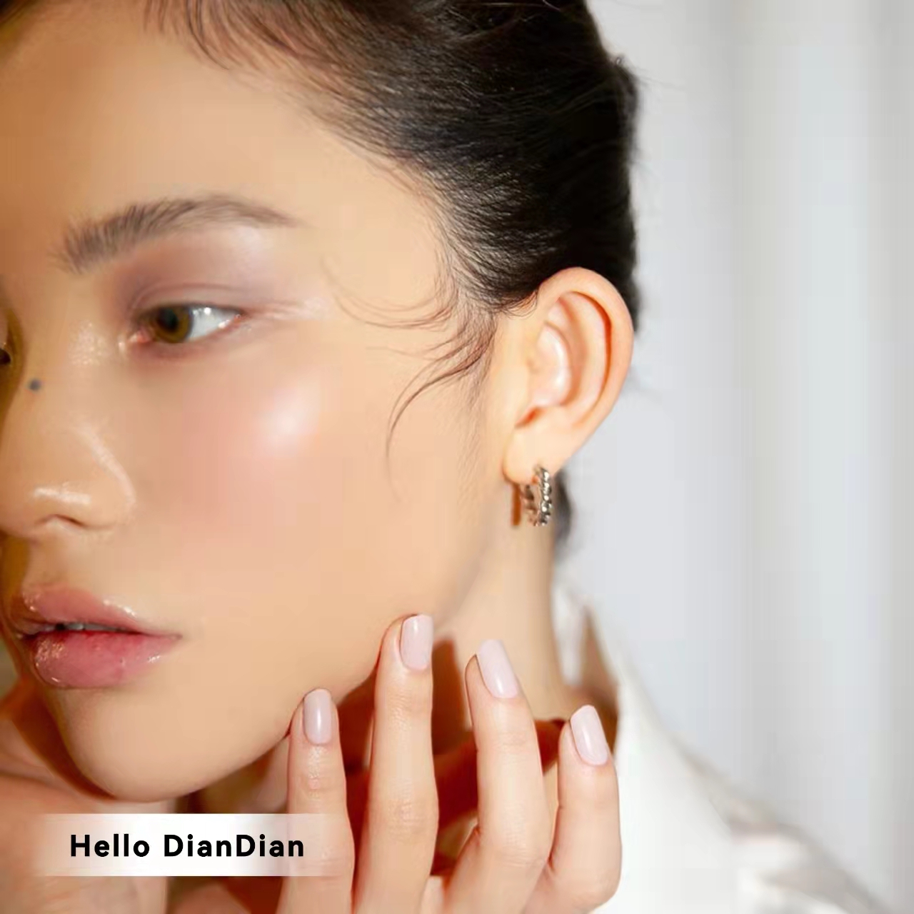 金属拧花简约质感百搭气质耳环