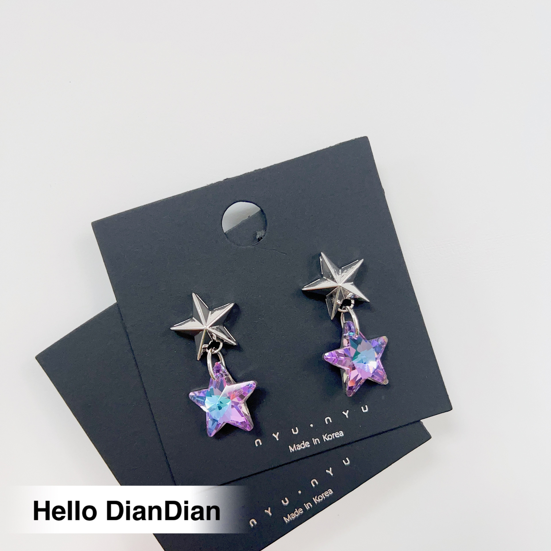 星星ins百搭少女渡假耳环