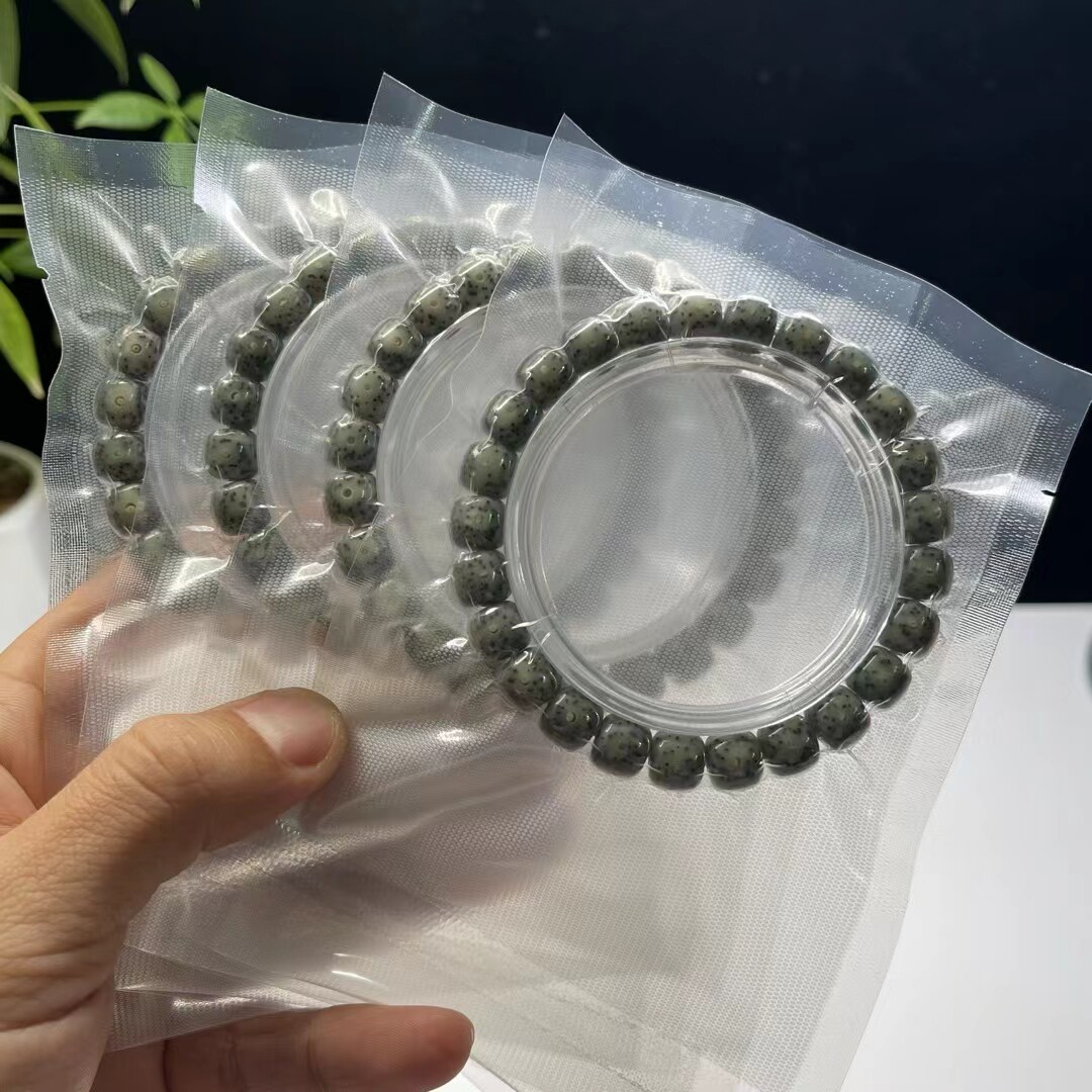 品相如图 所见即所得 海南星月菩提子石玉料阴皮佛珠手串高密桶珠