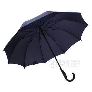 天堂伞193E碰双人自动开钢骨直杆伞加大型一甩干晴雨伞长柄广告伞