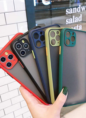 适用小米12手机壳精孔幻影红米NOTE11肤感磨砂红米10A K50 40外壳