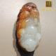 冷门但好玩方言品牌珍品老土大红沁皮黄沁白玉三色籽料佛大吊坠R