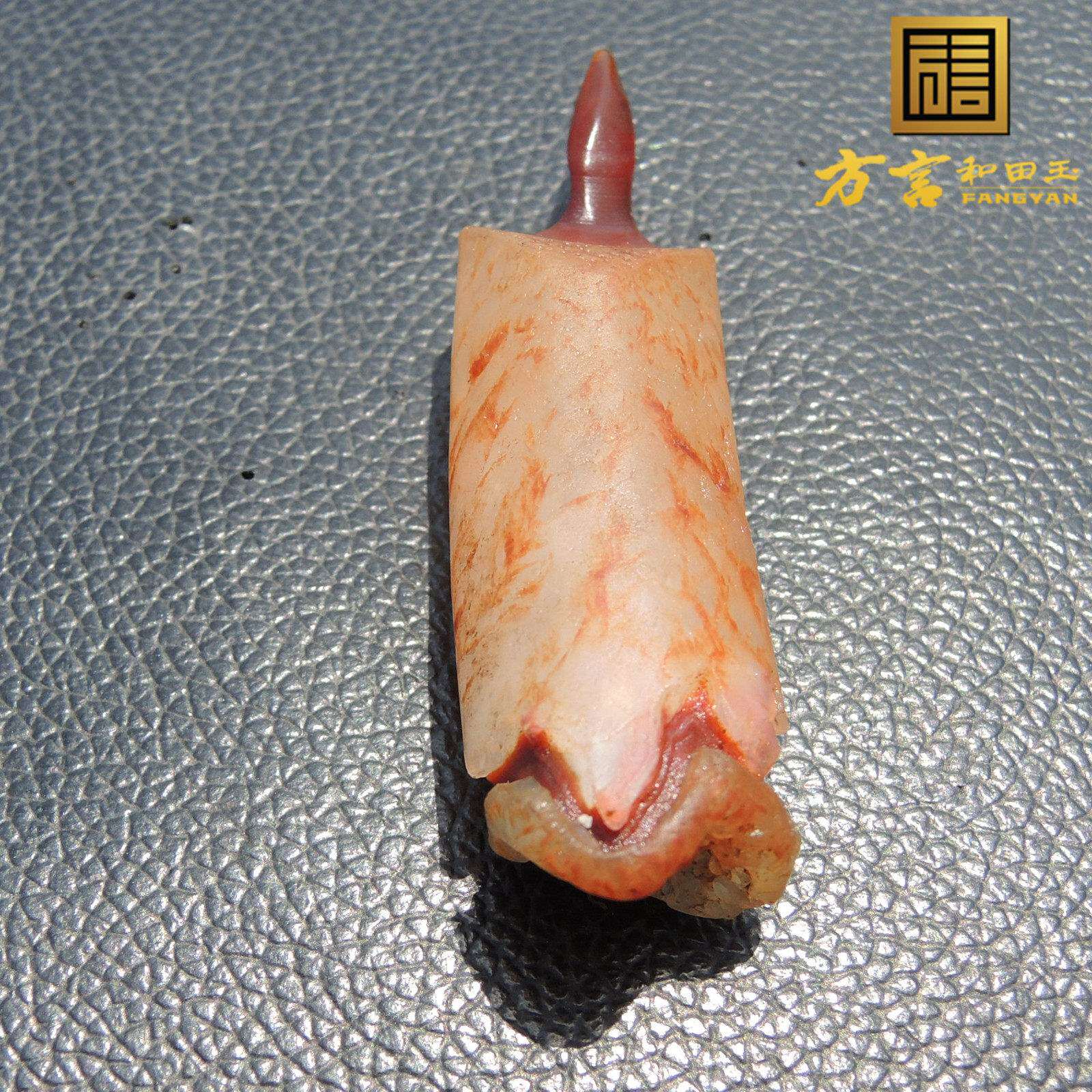 超重磅放巨漏阿拉善地表花玛瑙红芯立体象形籽料玩料原石手把件R