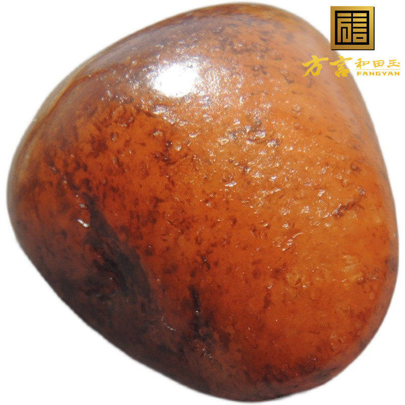 方言精品放大漏了珍稀黄色名品特色原生红沁皮黄玉籽料原石玩料f