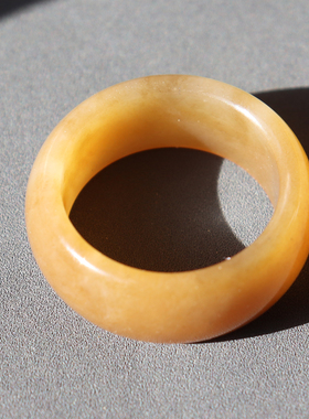 方言和田玉且末料糖玉戒圈