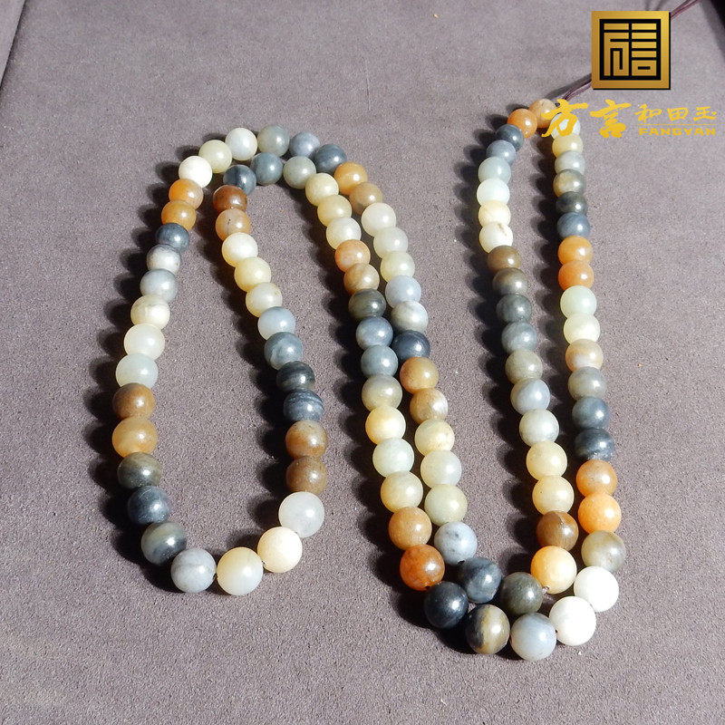 大漠古风楼兰三色玉且末糖青花