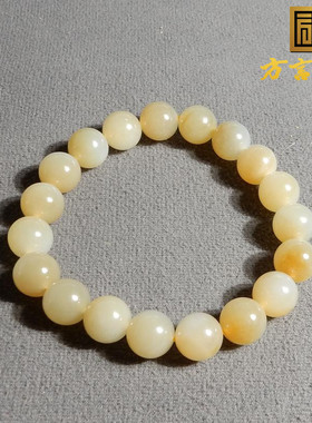 且末老料蜂蜜水10mm圆珠多圈手串