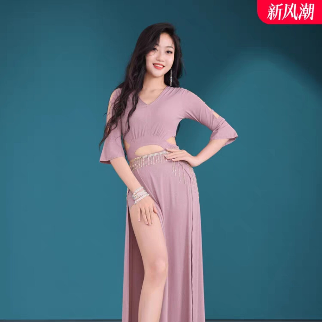 肚皮舞练功服秋冬新款性感东方舞