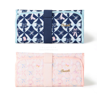 日本代购正品Chacott专业芭蕾舞足尖鞋包 化妆包旅行多用卷帘收纳