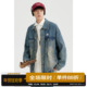 男道日系水洗做旧牛仔外套男生秋季 新款 百搭青年宽松潮流夹克上衣