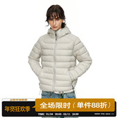 男道美式 90白鸭绒轻薄连帽排骨羽绒服男女冬季 防寒保暖情侣外套潮
