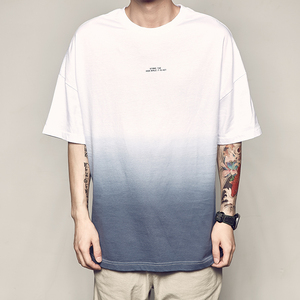 男道夏季新款变色短袖t恤