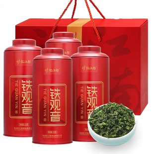 忆江南铁观音茶叶礼盒装500g乌龙茶过年年货送礼长辈送领导送爸爸