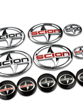 适用丰田个性北美scion标贴 新锐志 凯美瑞 改装车标车尾标轮毂标