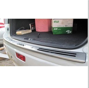 10-131517款三菱劲炫ASX专用后护板后备箱护板劲炫不锈钢后杠饰板