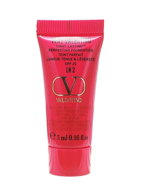 华伦天奴光影持妆粉底液ln2小样5ml 妆前乳遮瑕保湿持久不脱妆