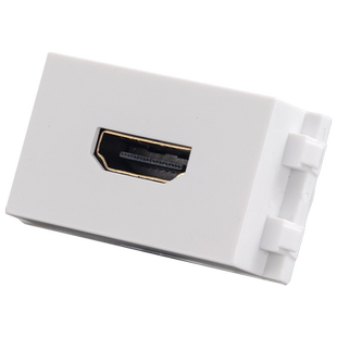 128型模块组合插座黑色视频高清hdmi音频音箱话筒VGA多媒体面板