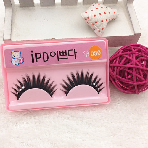 舞台妆浓密亮钻假睫毛