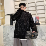 秋冬款两色双层破洞毛衣男女款百搭保暖针织衫A452--MY12--P88，男装针织衫/毛衣，电商A452