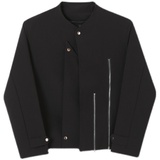 春上新暗黑风机车夹克男个性百搭立领休闲外套潮A452--6208--P135，男装夹克，电商A452