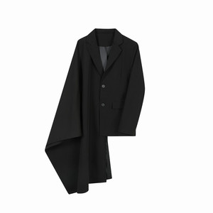小众设计斗篷西服外套潮流暗黑风不对称西装上衣A452--6506--P145图片