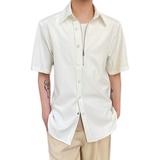 夏上新小众设计开身半袖男复古暗黑风休闲短袖上衣A452--H80--P75，男装T恤，电商A452