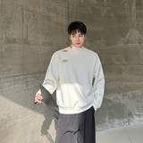 新款简约百搭长袖上衣新中式套头梅花扣卫衣A452--6474--P95，男装卫衣，电商A452