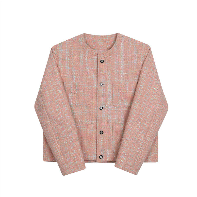 特制编织粗花呢夹克外套复古小香风气质西服上衣A452--6297--P145,男装夹克,电商A452