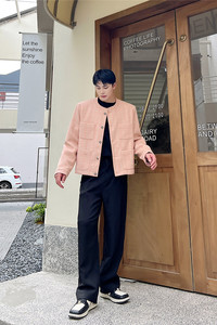 特制编织粗花呢夹克外套复古小香风气质西服上衣A452--6297--P145图片