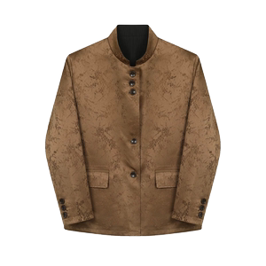 冬装个性定两面穿西服男潮中山装立领西服外套A452--H126--P175图片