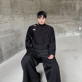 梅花扣装 饰休闲极简款 套头卫衣A452 新款 6474 P95