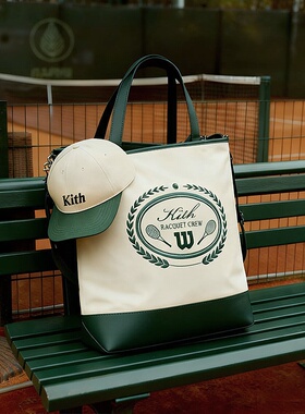 【现货】正品联名kith Wilson网球包威尔胜单肩男女球拍袋托特包