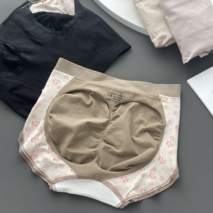 收腹提臀美体内裤 头产后收小肚子 贝莱娅2580女士中腰温控养生短裤