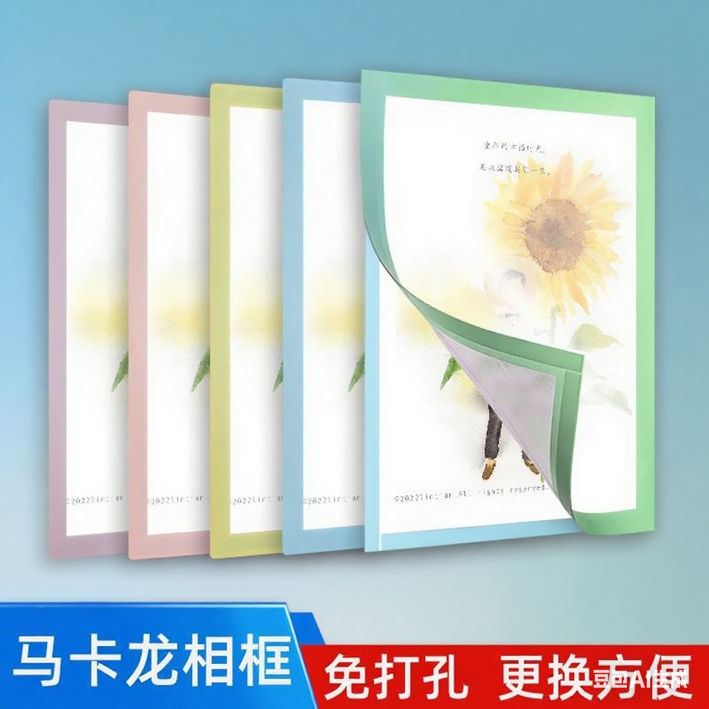 马卡龙色保护套展示贴