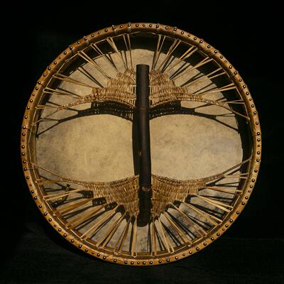 蒙古鼓乐器瑜伽打击乐马皮鹿皮