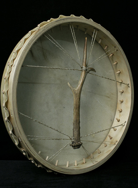 UltreyaDrums Ritual Shamanic Drum shaman鼓 鹿皮鼓 鹿角 saman