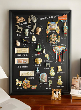 磁吸板冰箱贴展示板挂式相框
